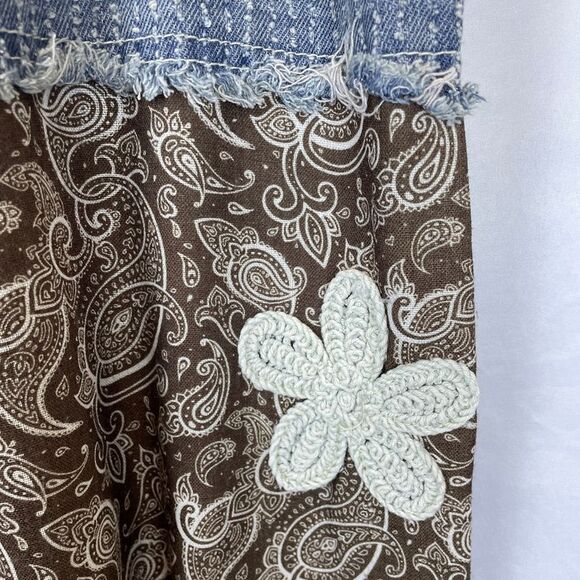 POL Pattern Switch Jogger Denim/Leopard - Picture 4 of 5